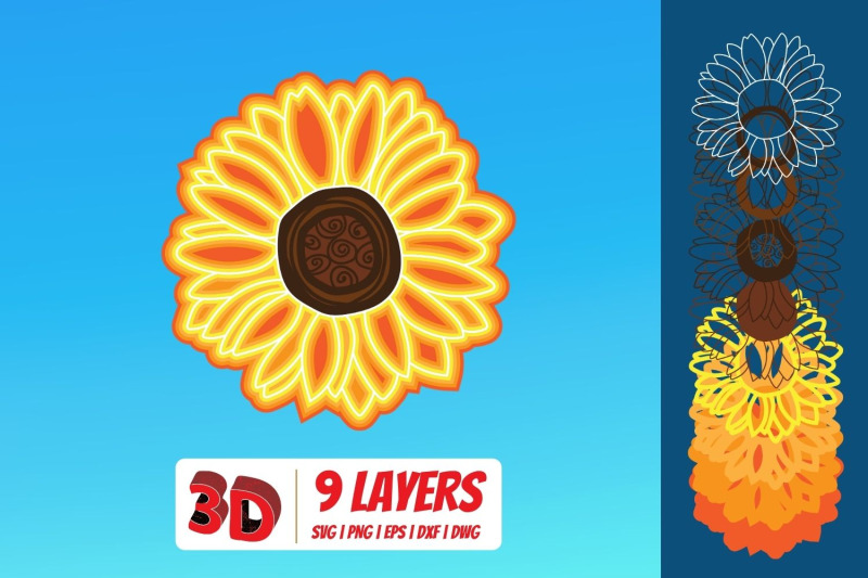 3d-sunflower-svg