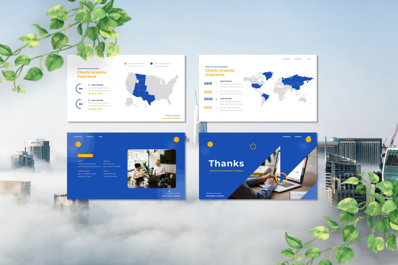 arsanta-insurance-keynote-templates