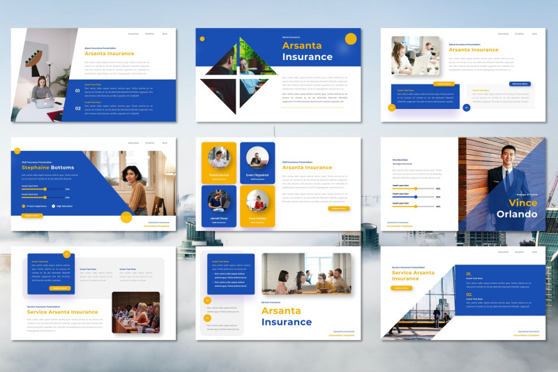 arsanta-insurance-keynote-templates