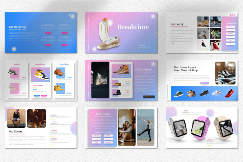 morazel-shoes-product-keynote-template