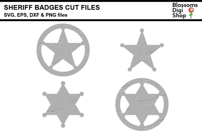 sheriff-badges-svg-eps-dxf-and-png-cut-files