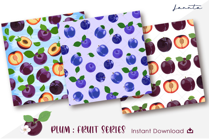 plum-fruit-seamless-pattern-background