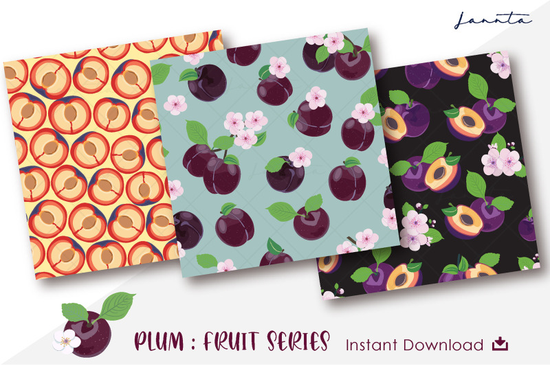 plum-fruit-seamless-pattern-background