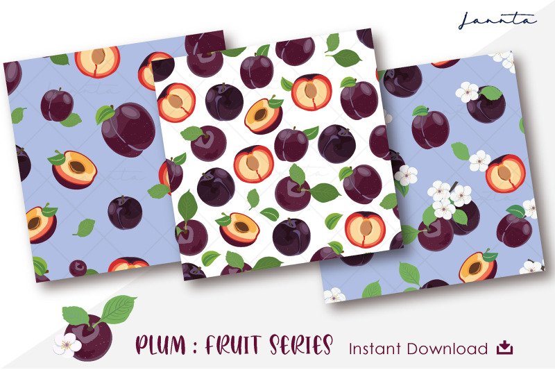 plum-fruit-seamless-pattern-background