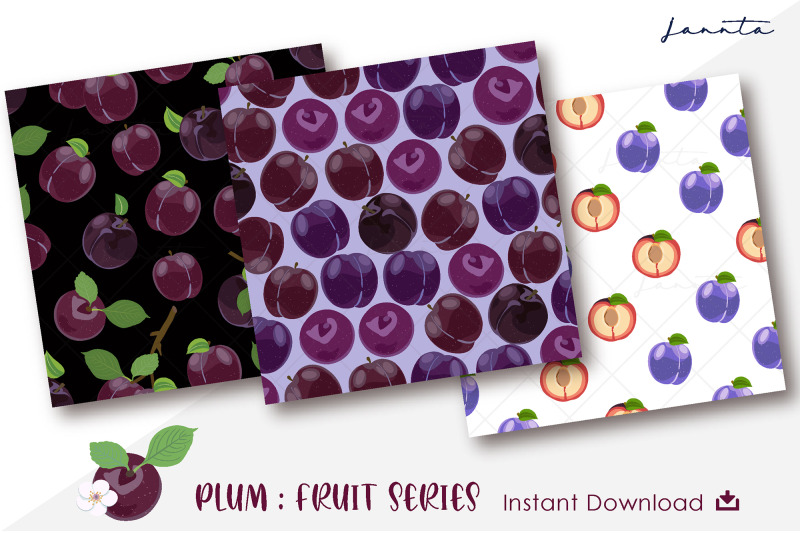 plum-fruit-seamless-pattern-background