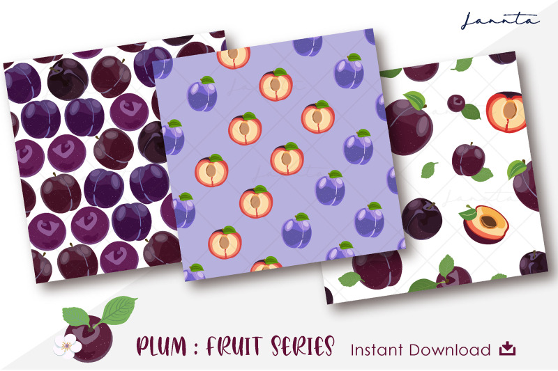 plum-fruit-seamless-pattern-background