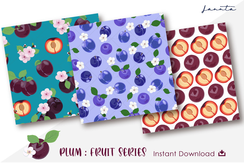 plum-fruit-seamless-pattern-background