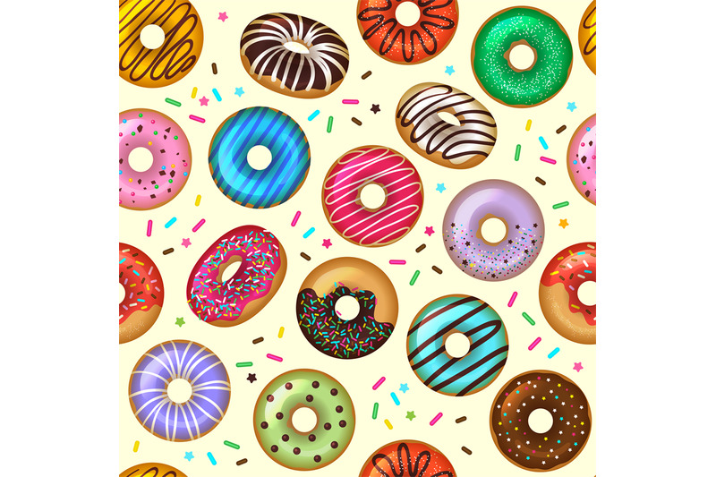 donuts-pattern-tasty-bakery-dessert-vector-colored-seamless-backgroun