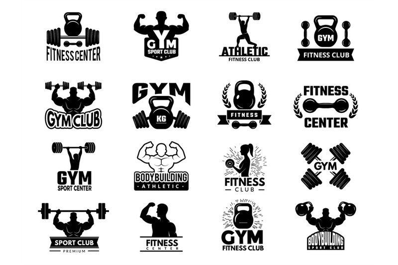 badges-sport-fitness-athletic-gym-logotypes-vector-set