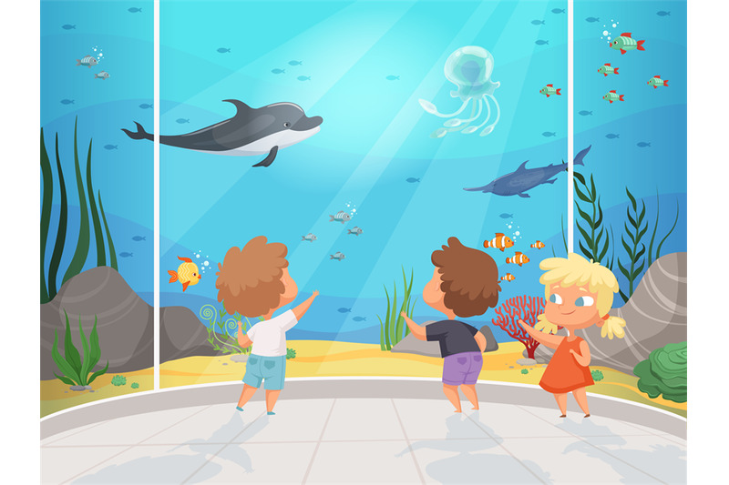 kids-in-aquarium-childrens-with-teacher-in-big-water-museum-underwate