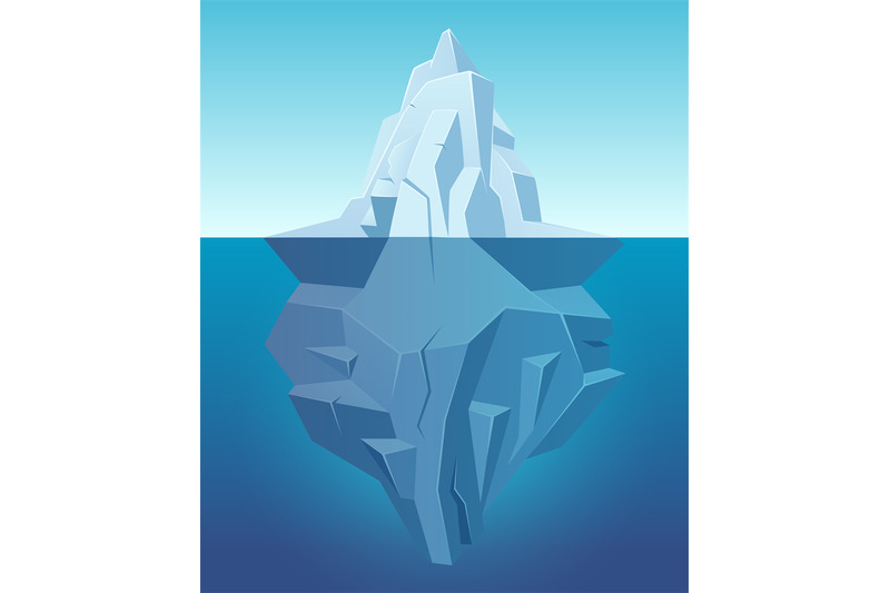 iceberg-in-ocean-big-ice-white-rock-in-water-polar-landscape-in-carto