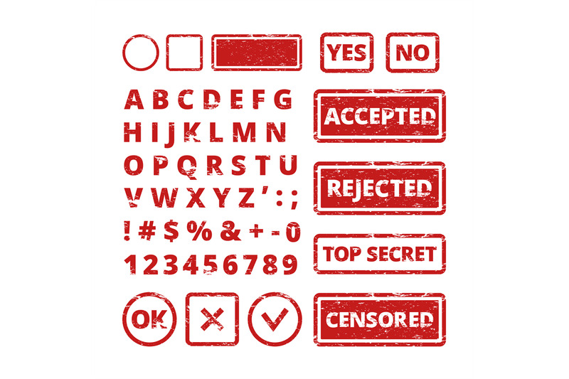 stamp-concepts-vector-grunge-letters-in-frames-rejected-and-approved