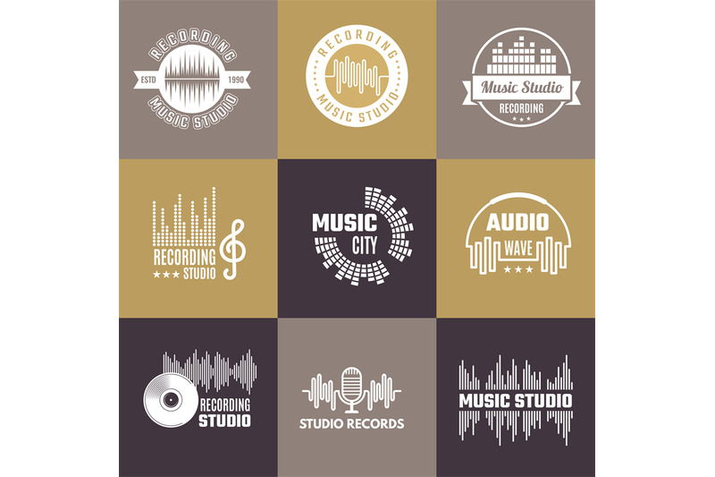 musical-logo-audio-studio-badges-sound-waves-shapes-vector-template-s