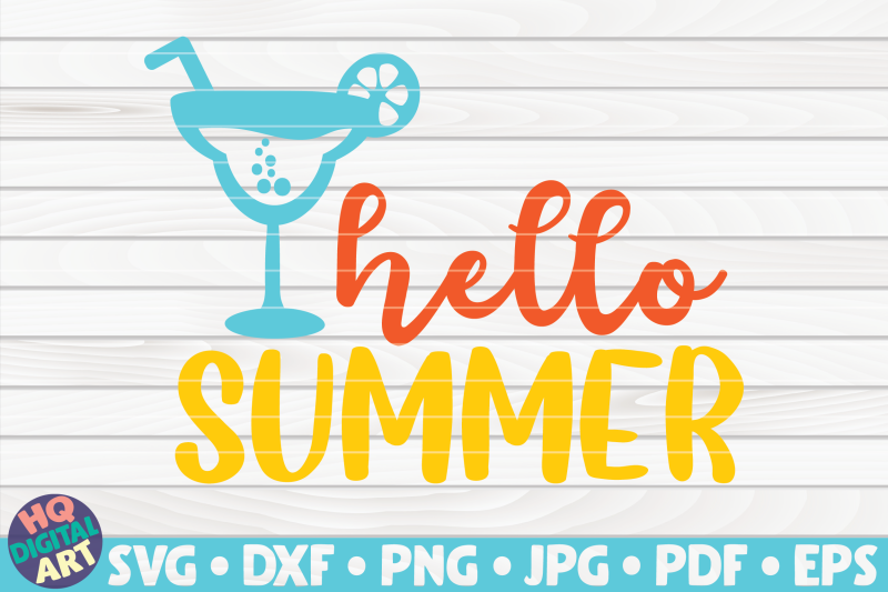 hello-summer-with-drink-svg
