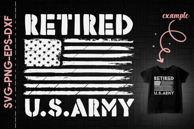 retired-us-army-veteran-us-flag
