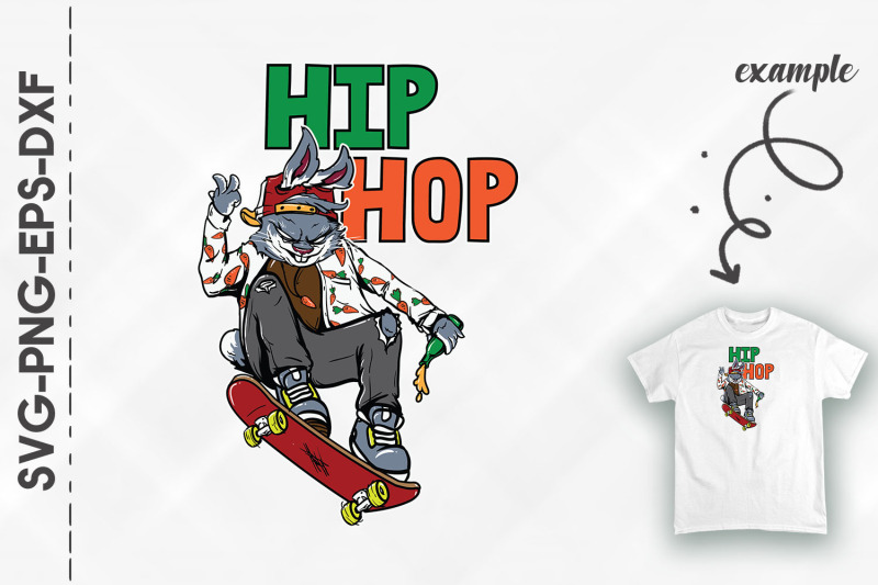 hip-hop-bunny-skateboard-easter