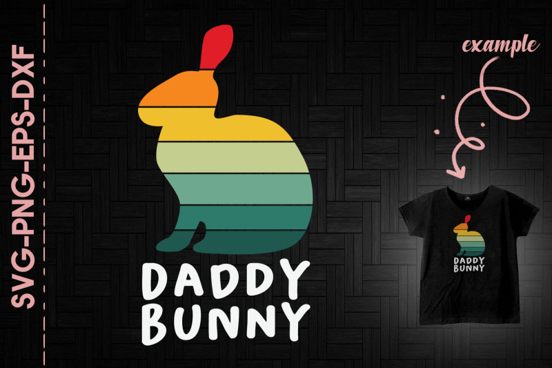 daddy-bunny-easter-retro