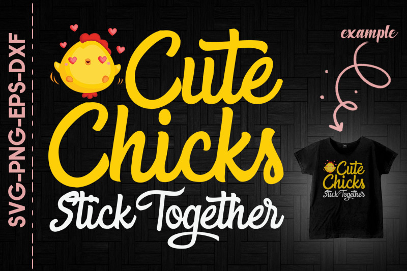 cute-chicks-stick-together