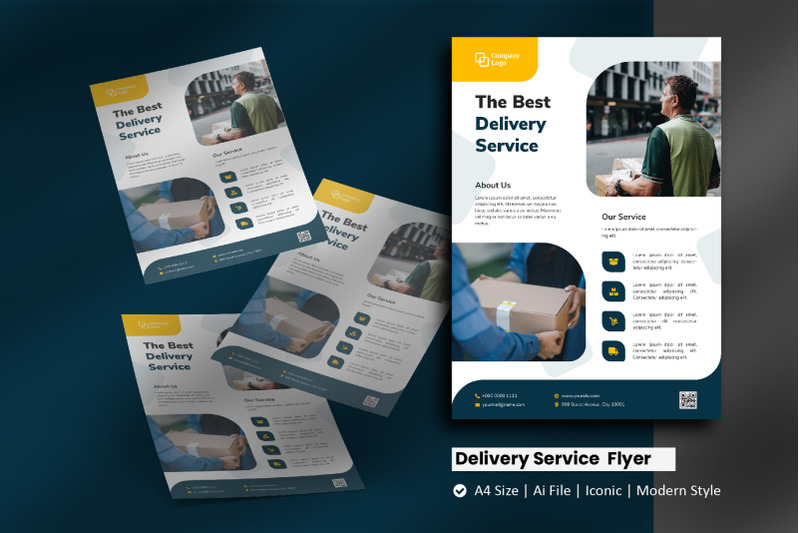 delivery-service-brochure-template