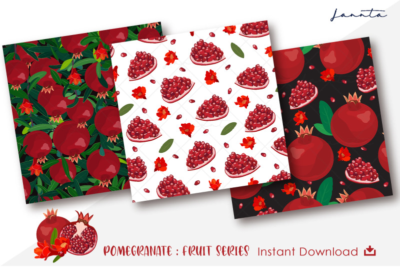 pomegranate-fruit-seamless-pattern-background