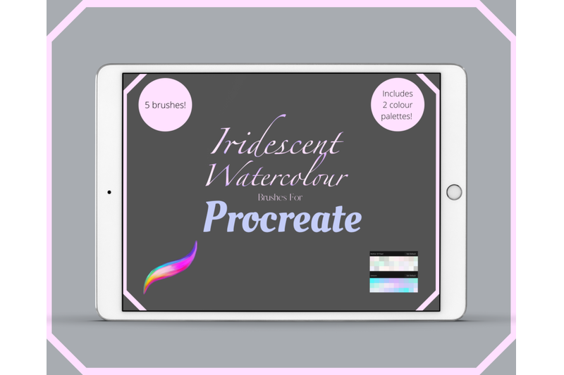 iridescent-watercolour-brushes-for-procreate-amp-2-colour-palettes