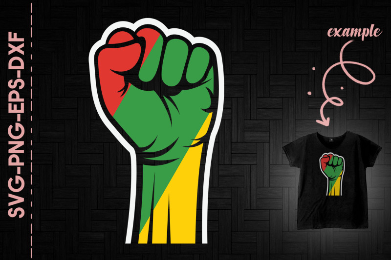 black-fist-africa-flag-black-live-matter