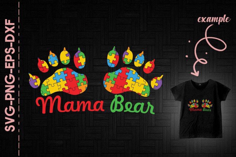 mama-bear-autism-awareness-puzzle-bear
