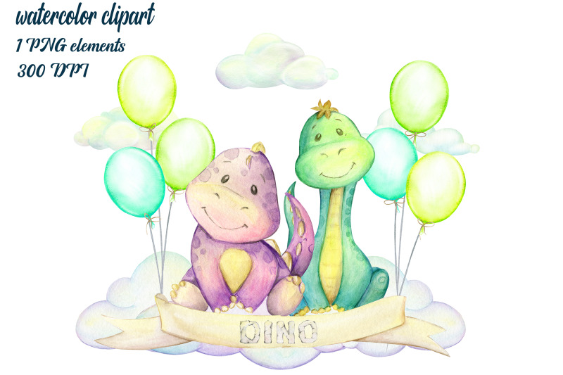 dinosaurs-watercolor-animals-cute-dino-clipart-png-digital-illustra