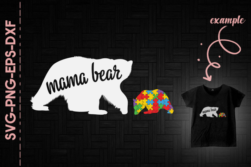 puzzle-bear-mama-bear-autism-awareness