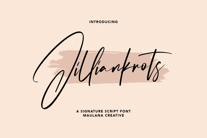 jilliankrots-signature-font