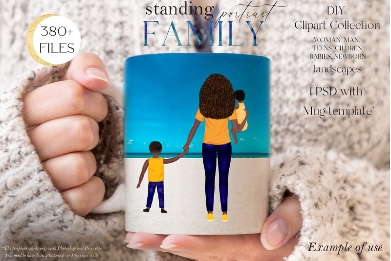 family-clipart-diy-standing-family-portrait-custom-family-portrait