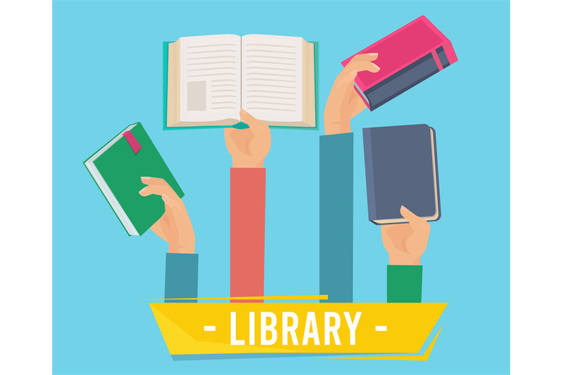 hands-with-books-library-persons-holding-opening-books-vector-concept