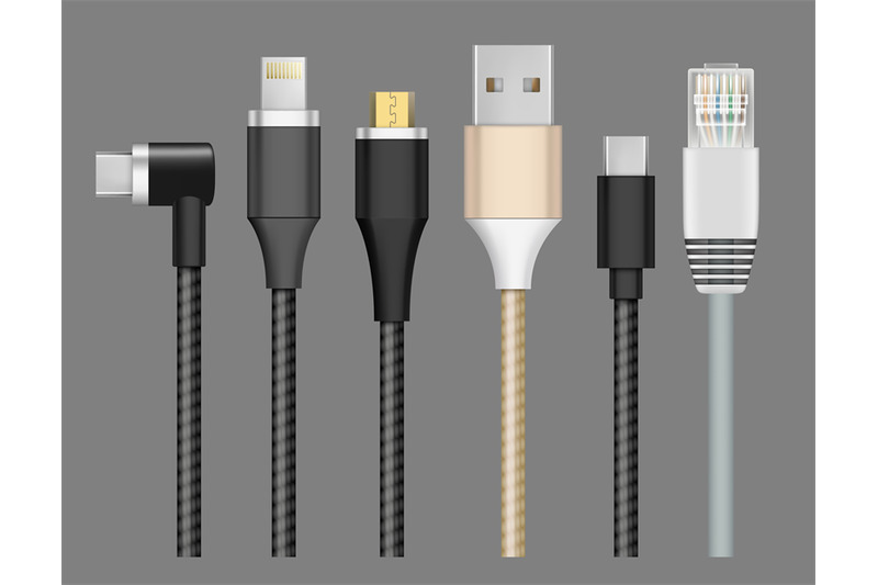 connector-realistic-cable-plug-for-devices-charging-and-connection-mo