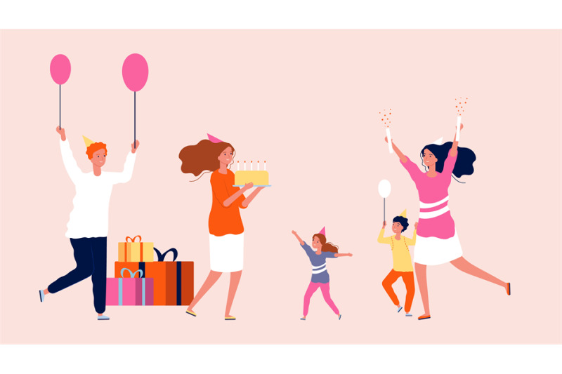 girl-birthday-party-family-festive-happy-people-with-gifts-balloons