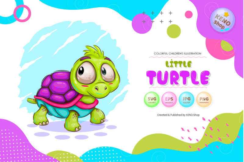 little-cartoon-turtle