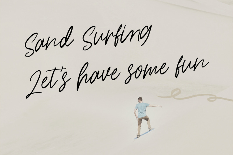 kites-string-handwritten-font