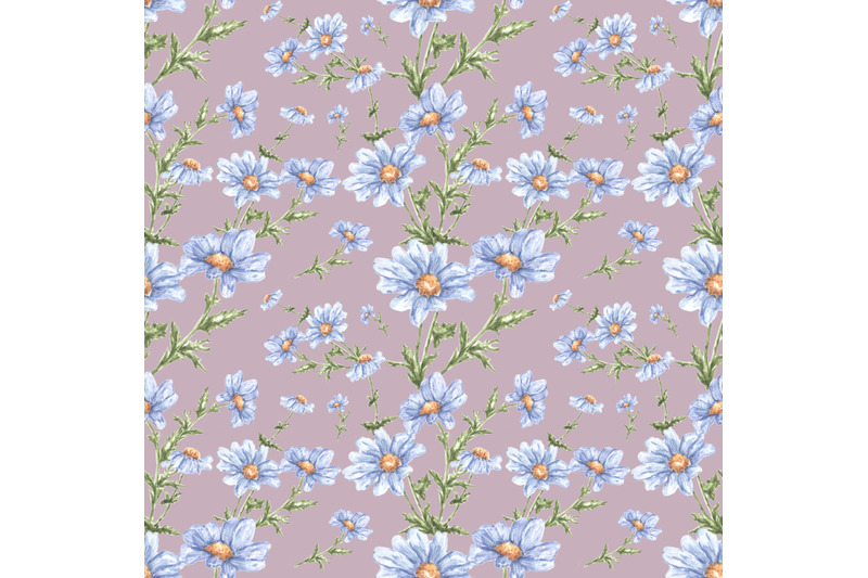 chamomile-watercolor-seamless-pattern-wildflowers-meadow-flowers