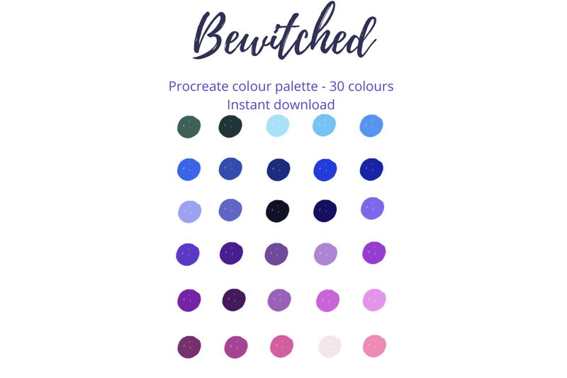 bewitched-procreate-lettering-brush-amp-palette