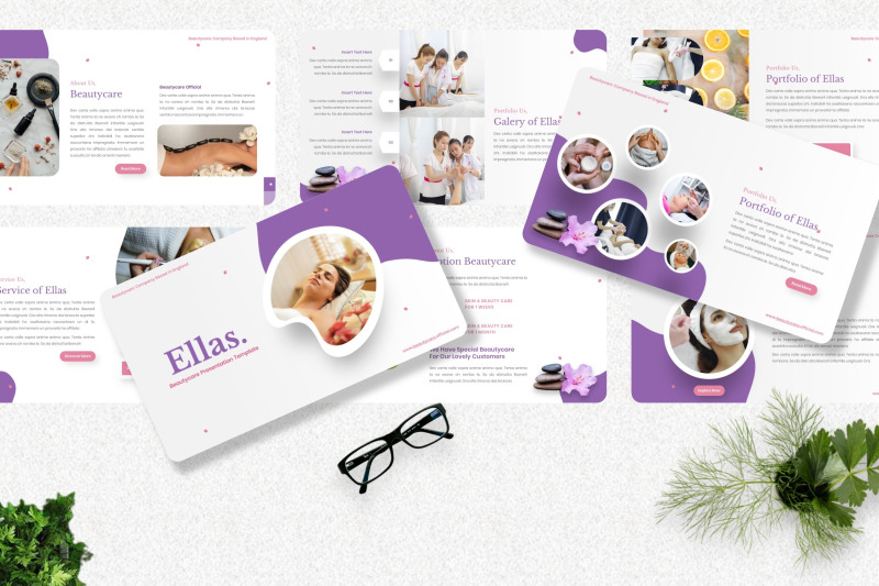 ellas-beauty-care-keynote-template