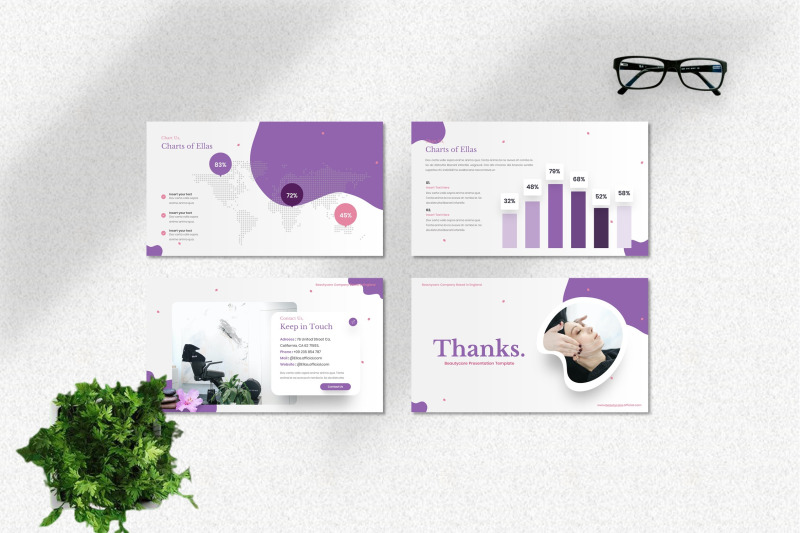 ellas-beauty-care-keynote-template