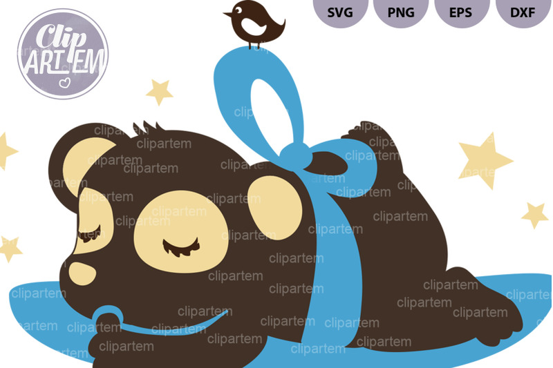 baby-boy-bear-sleeping-svg-clip-art-blue-brown-vector