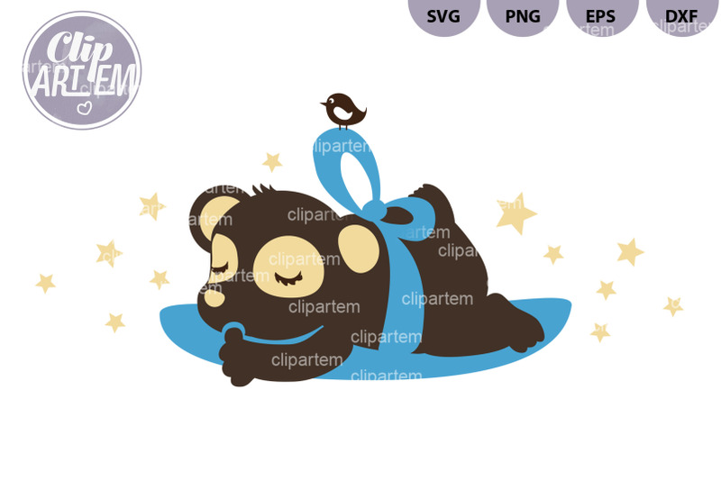 baby-boy-bear-sleeping-svg-clip-art-blue-brown-vector