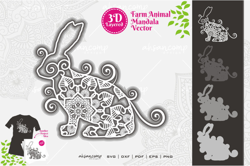 farm-animal-mandala-svg-3d-layered-2