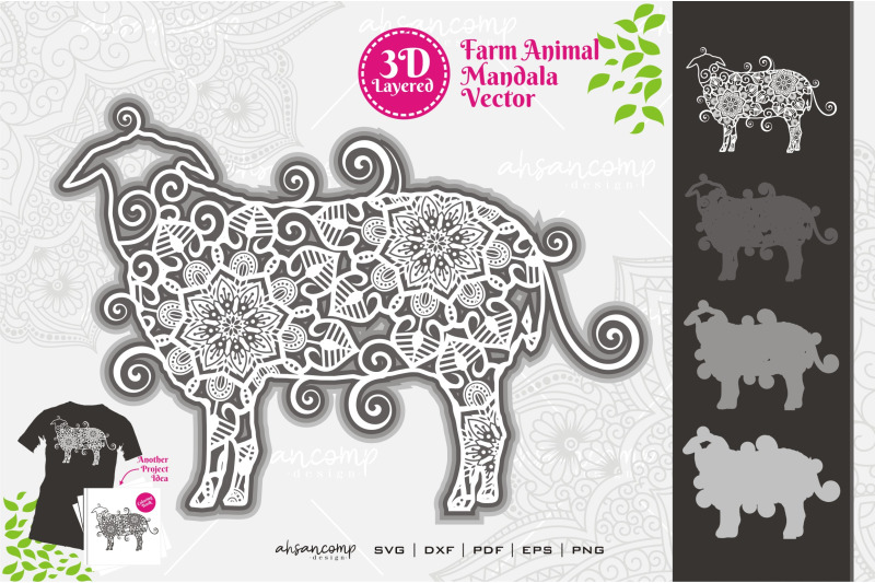 farm-animal-mandala-svg-3d-layered-9