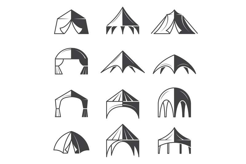 tent-silhouettes-outdoor-party-event-buildings-pavilion-marquee-vecto