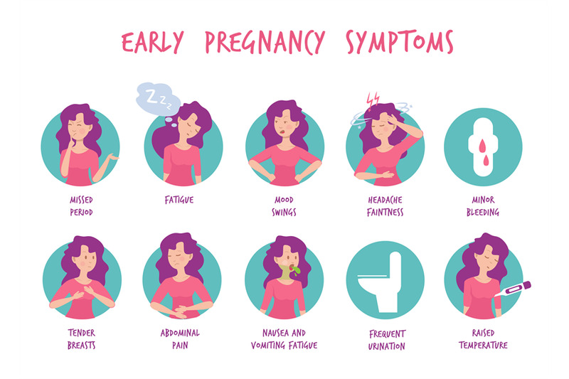 pregnancy-symptoms-woman-morning-sickness-mood-health-vomit-cramps-ve