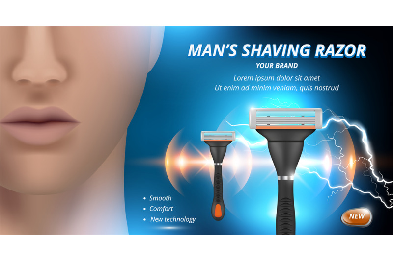 razor-ads-advertizing-poster-of-blades-for-woman-depilation-sharp-sha