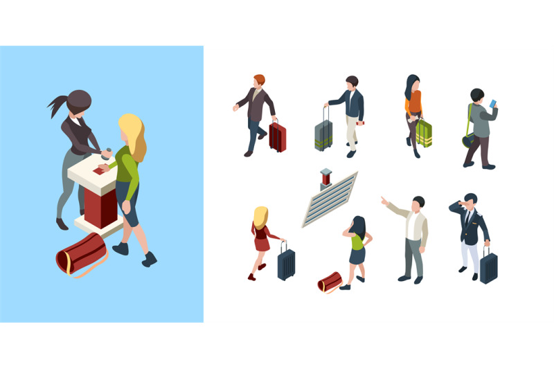 travel-people-isometric-touristic-persons-family-couples-businessman