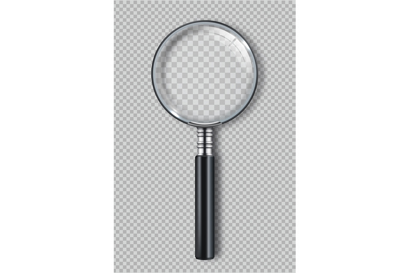 magnifying-glass-zoom-realistic-symbols-vector-detective-item