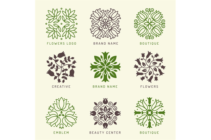 floral-logo-botanical-stylized-elements-decoration-symbols-leaves-and